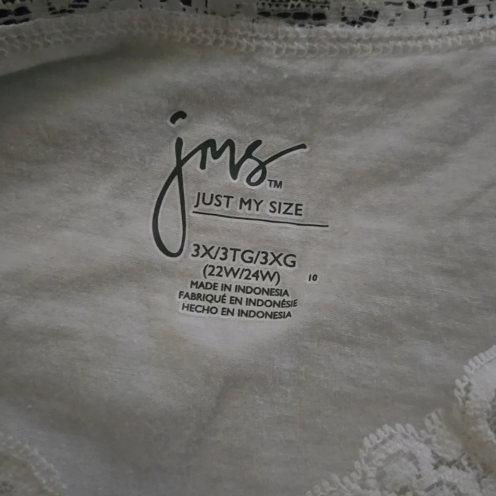 White Faux Wrap Hi-Lo Maxi Skirt W/ Lace Trim Tank (Both Pieces) - Picture 4 of 4